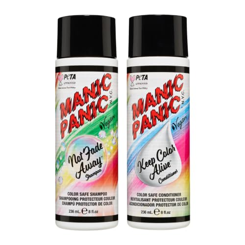 Manic Panic Color Safe Shampoo & Conditioner Set - 8 oz for Vibrant Hair Care