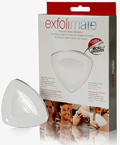Face and Body Exfoliation Tool for Younger Skin - Micro-Groove Stainless Steel
