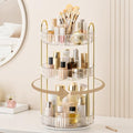 BEFSOP 3 Tier Rotating Makeup Organizer, Clear Cosmetic & Perfume Storage