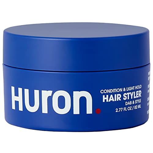 Huron Hair Styler - Light, Flexible Hold & Natural Finish - 2.7 oz - Hair Styling Cream - 1 Pack