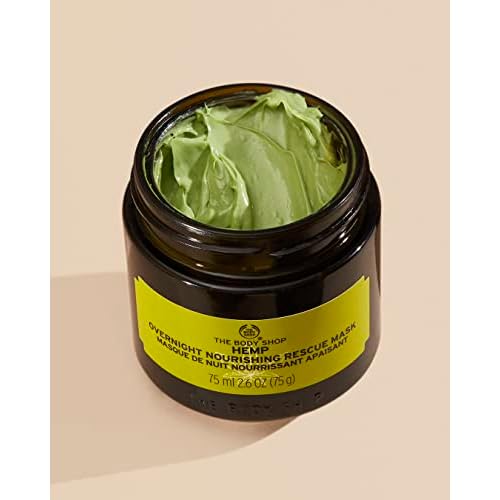 The Body Shop Overnight Nourishing Rescue Face Mask, Hemp 2.6 Fl Oz