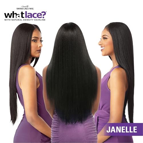 Sensationnel Lace Front Wig - 13x6 Janelle 1B Natural Synthetic Hair