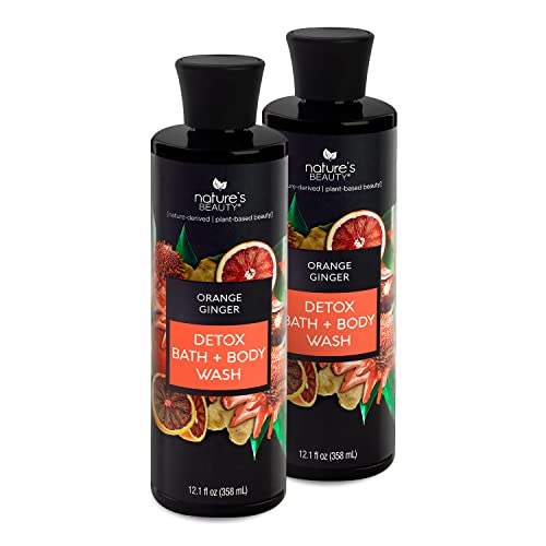 Nature's Beauty Orange Ginger Detox Body Wash Multi-Pack - 12.1 Fl Oz, Pack of 2