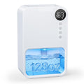 YEMIGTECH White 128oz Dehumidifier for Home Basement Bathroom RV Quiet Portable with Timer Night Light