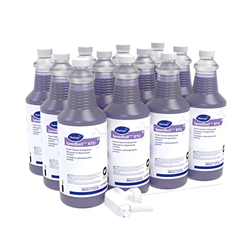 Heavy-Duty Power Cleaner & Degreaser Spray 32 oz - Pack of 12 - Ready-to-Use