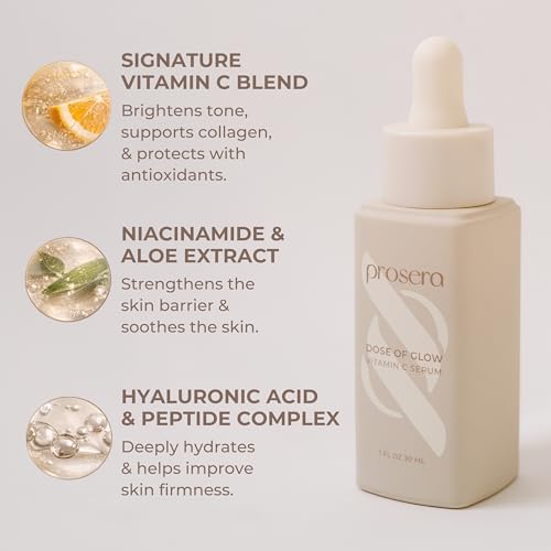 Ultra Hydrating Vitamin C Serum for Face with Peptides, 3X Hyaluronic Acid, and Niacinamide ? For Sensitive Skin and Anti-Aging ? Brightens, Firms & Hydrates ? All-in-One Formula ? 1 oz