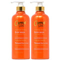 Carrot Glow Intense Toning Body Wash 27oz Pack of 2 - Brightening & Moisturizing