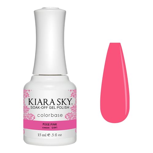 Kiara Sky Soak Off Gel Nail Polish 0.5 fl oz, PIXIE PINK (G541)