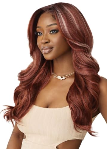 Outre Lace Front Wig - Melted Hairline - Elara 1B Off Black - Pre-Plucked, Glueless