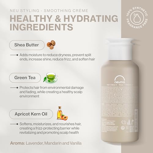 Lightweight Frizz Control Hair Cream with Shea & Apricot Oil - 6.7 Fl Oz