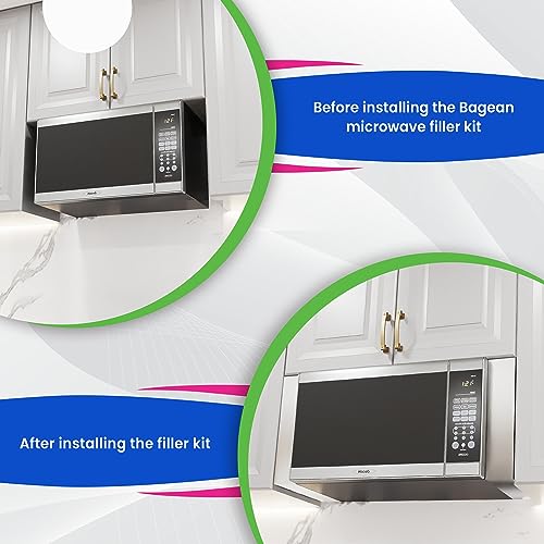 15.75”H x 10.75”D x 2.95”W Stainless Steel Microwave Trim Kit - Universal Fit