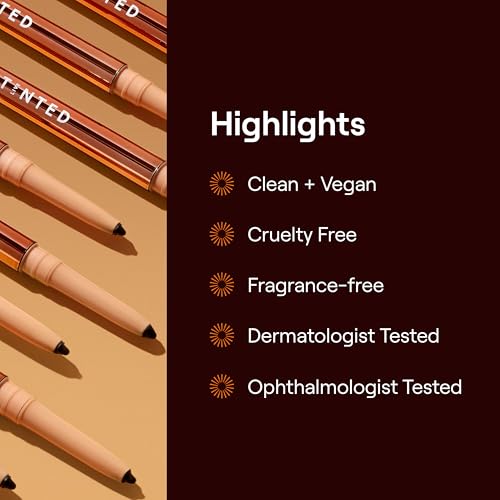 Waterproof Longwear Black Eyeliner Pencil - Smudge-Proof & Highly Pigmented - Live Tinted