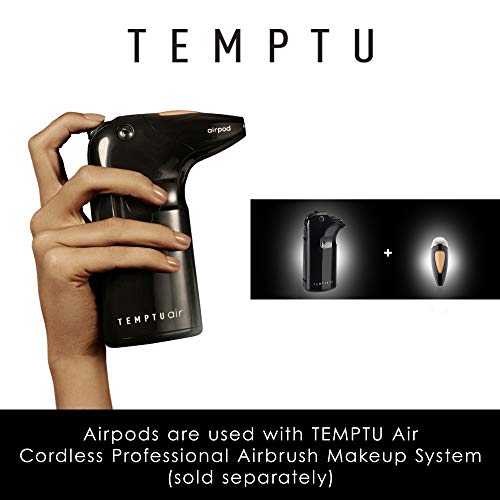 TEMPTU Airpod Hair Root Touch-Up Kit - Brown/Black, Vitamin-Enriched, Long-Wear Hair Color