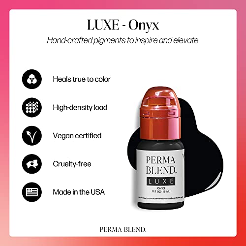 Microblading Ink for Eyeliner - Onyx Black Vegan Cosmetic Tattoo Ink 0.5 oz