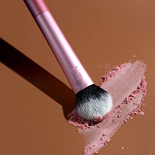 Real Techniques Tapered Cheek Brush, RT 449 Fluffy Blending Brush for Powder Blush & Highlighter, UltraPlush Synthetic Bristles, Vegan & Cruelty-Free Makeup Brush, 1 Count