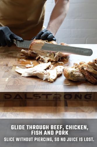 12-Inch Carving Knife for Meat and Roast - German Steel, Granton Edge