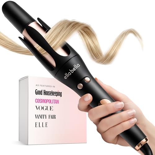 Automatic Rotating Curling Iron for Long Hair - Digital Temp Control