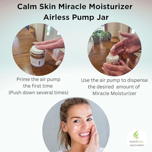 Innate Skin Calm Face Moisturizer with Hyaluronic Acid & Collagen 1.7oz Air Pump