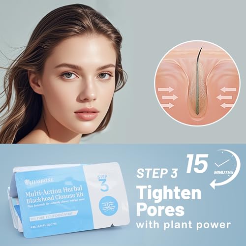 Herbal Blackhead Cleanse Kit Nose Pore Strips, Plant-Powered Deep Cleansing Blackhead Remover Strip Set