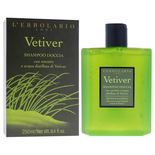 Unisex Vetiver Shower Gel - Refreshing 8.4 oz Natural Body Wash