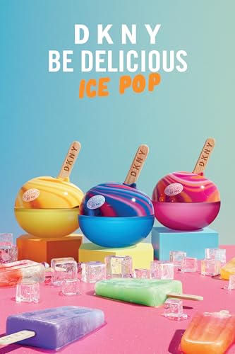 DKNY Be Delicious Ice Pop Eau de Parfum for Women, Citrus Floral Fragrance, 1.7 Fl Oz