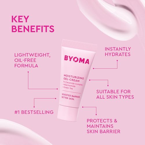BYOMA Star Power Duo (2-Piece Kit) - Skincare Gift Set with Hydrating Serum 15mL & Moisturizing Gel Cream 15mL - Skin Barrier Repair Face Serum & Moisturizer (Pack of 2)
