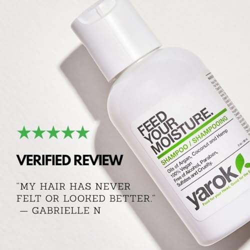 Moisturizing Shampoo - Feed Your Moisture 2oz - Hydrate & Detoxify - All Hair Types, Vegan & Organic