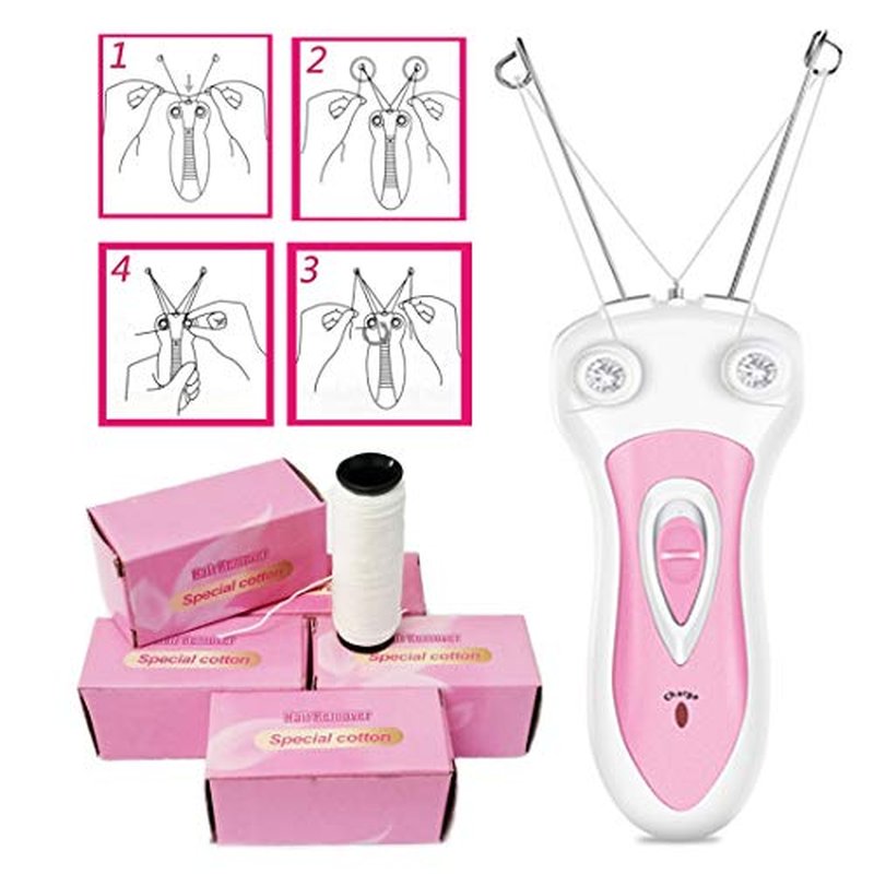 5PCS Replacement Cotton Thread for Epilator Hair Removal Hair Remover