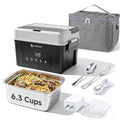 Electric Lunch Box 6.3 Cups Cordless Heated Food Container with Smart Control