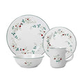 Winterberry 16-Piece Dinnerware Set for 4 - Holiday & Everyday Use