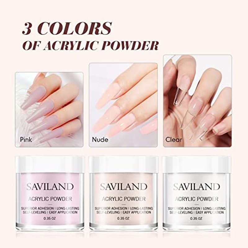 2Pcs Acrylic Nail Art Brushes Size 8 10, 100% Pure Kolinsky Hair Oval Nail Brush for Acrylic Application, Professional Nail Extension Manicure Tool Striping Nail Drawing Pen for Home