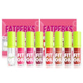 8 Colors Hydrating Lip Oil Set, Big Brush Head Moisturizing Lip Glow Oil, Shiny Moisturizing Lip Gloss, Nourishing & Non-Sticky Long Lasting Fresh Transparent Tinted Plumping Lip Oil (SetA+B)