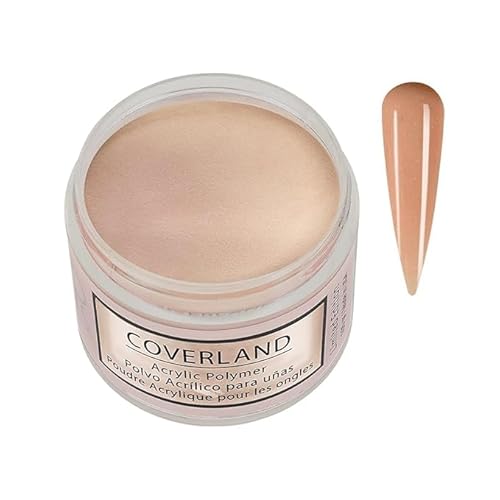 Tones Acrylic Powder 3.5oz "Sugar Cream" - Long Lasting Coverland Acrylic Nail Dip Powder Made in Usa - Limited Edition Non-Yellowing Acrylic Powder for Salon French Home & Manicure Use Bubble-Free