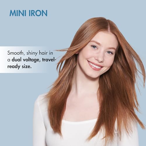 Nano Titanium Mini Flat Iron Hair Straightener, 0.5" Hair Straightener Iron for Touch Ups & All Hair Types, Perfect for Travel