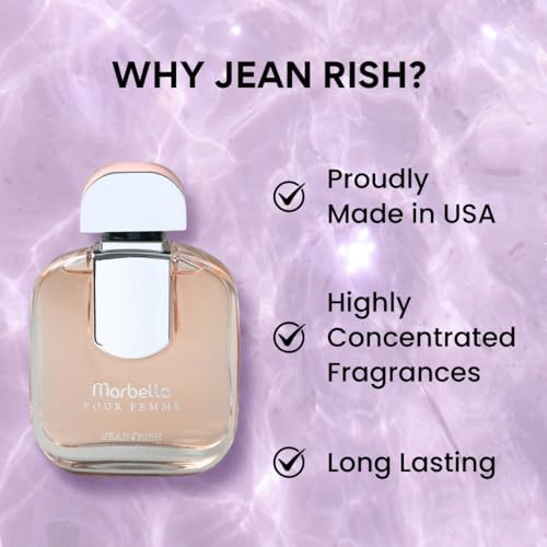 Jean Rish Marbella Vanilla Eau de Parfum for Women 100ml - Elegant, Long-Lasting Fragrance