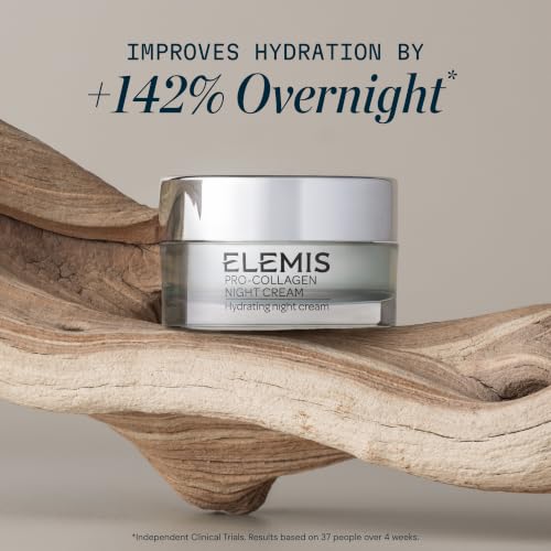 Elemis Pro-Collagen Night Cream for Face - Ultra Rich Moisturizer 0.5 Fl Oz