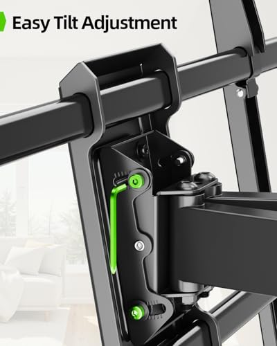 Heavy Duty Full Motion TV Wall Mount for 60-120 Inch Screens - Holds 220lbs, 28" Extension, Max VESA 900x600mm, Fits 12-24" Studs, Preassembled