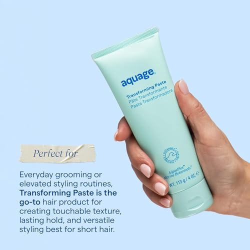 Unscented Hair Paste & Texturizing Wax - 4 oz for Short Hair, Strong Hold