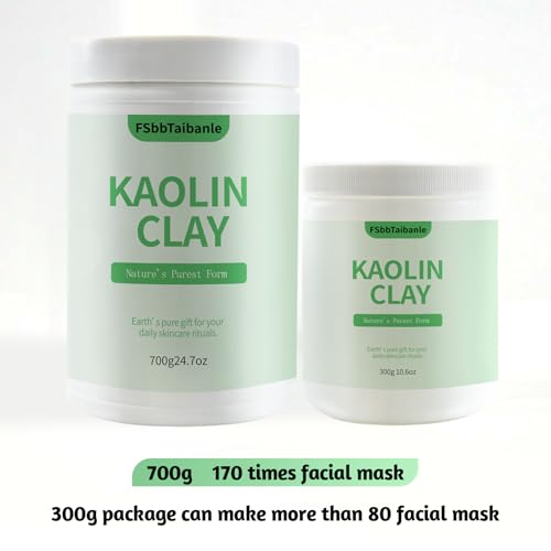 White Kaolin Clay Powder 100% Natural Ultra-Fine Cosmetic Grade Gentle & Smooth Texture for Natural DIY Skin Cleansers, Masks and Scrubs, and More(32 oz)