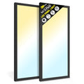 LED Flat Panel Light 2-Pack 24W Dimmable Surface Mount Ceiling Lights 5CCT
