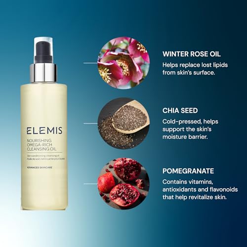 ELEMIS Nourishing Omega-Rich Cleansing Oil; Skin Conditioning Cleansing Oil, 6.5 Fl Oz