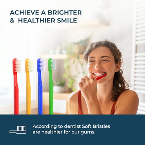 Disposable Pre-Pasted Toothbrushes with Mint Gel - 144 Pack for Travel & Hospitality