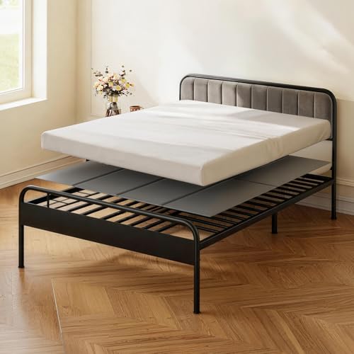 Queen Size Foldable Bunkie Board for Mattress Support - Anti-Sag, Non-Slip