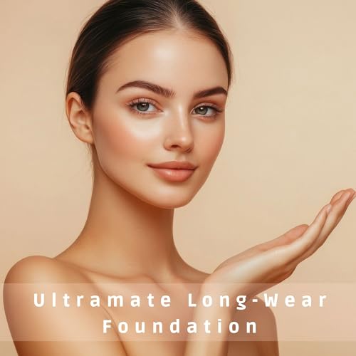 GA-DE Ultramate Long-Wear Foundation, 155 - Sweat-Resistant and No-Transfer Cream Foundation - Face Makeup for Flawless Ultra-Matte Finish - 1 oz
