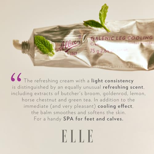 Vegan Leg Cooling Cream for Tired Heavy Legs - Rejuvenating Moisturizer