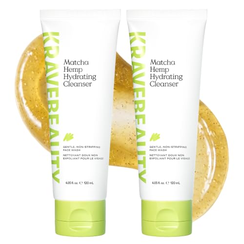 Gentle Hydrating Facial Cleanser with Matcha & Hemp — 2 x 120 mL (4.05 Fl Oz) Pack of 2
