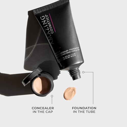 AmazingCosmetics Medium Beige Dual-Ended Foundation & Concealer