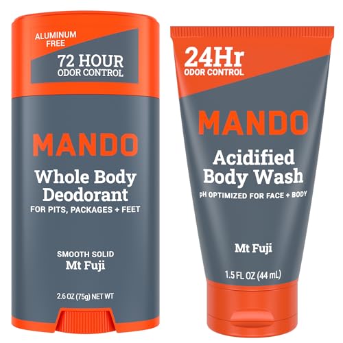 Mando Whole Body Deodorant & Cleansing Bar Bundle - Mt Fuji Variation