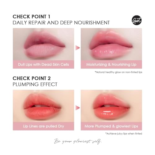 Glowiest Sweet Dreams Peach Lip Oil Mask Hydrating Lip Treatment for Sensitive Skin