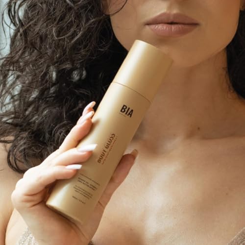 Bare It All Body Gloss Shimmer Body Oil with Shea Butter, Rosehip, Mica, & Vitamin E | Natural Shimmery & Glowing Finish | Anti-aging & Treats Stretch Marks